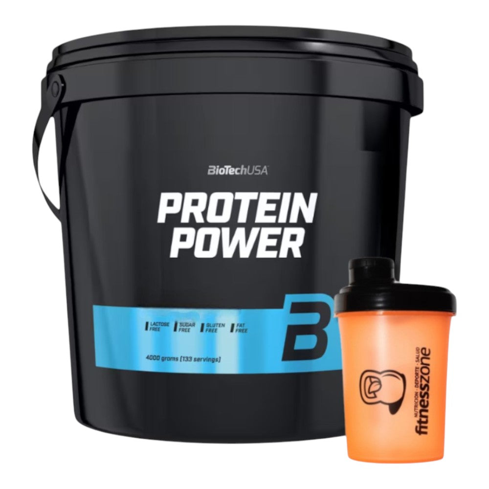 Protein Power 4 Kg + ¡SHAKER Fitnesszone de REGALO!