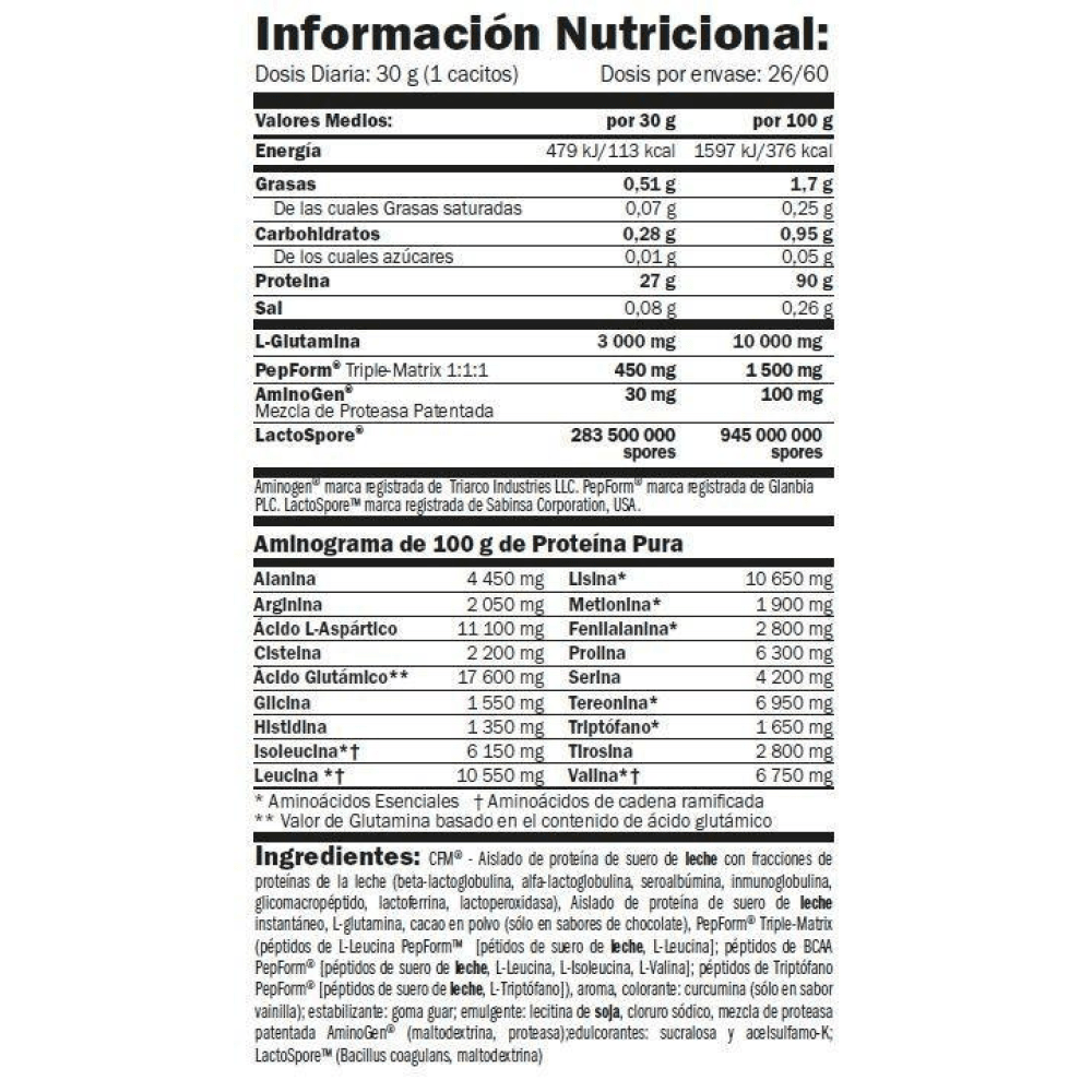 Iso Hd 90 Cfm Protein 800 Gr Proteina