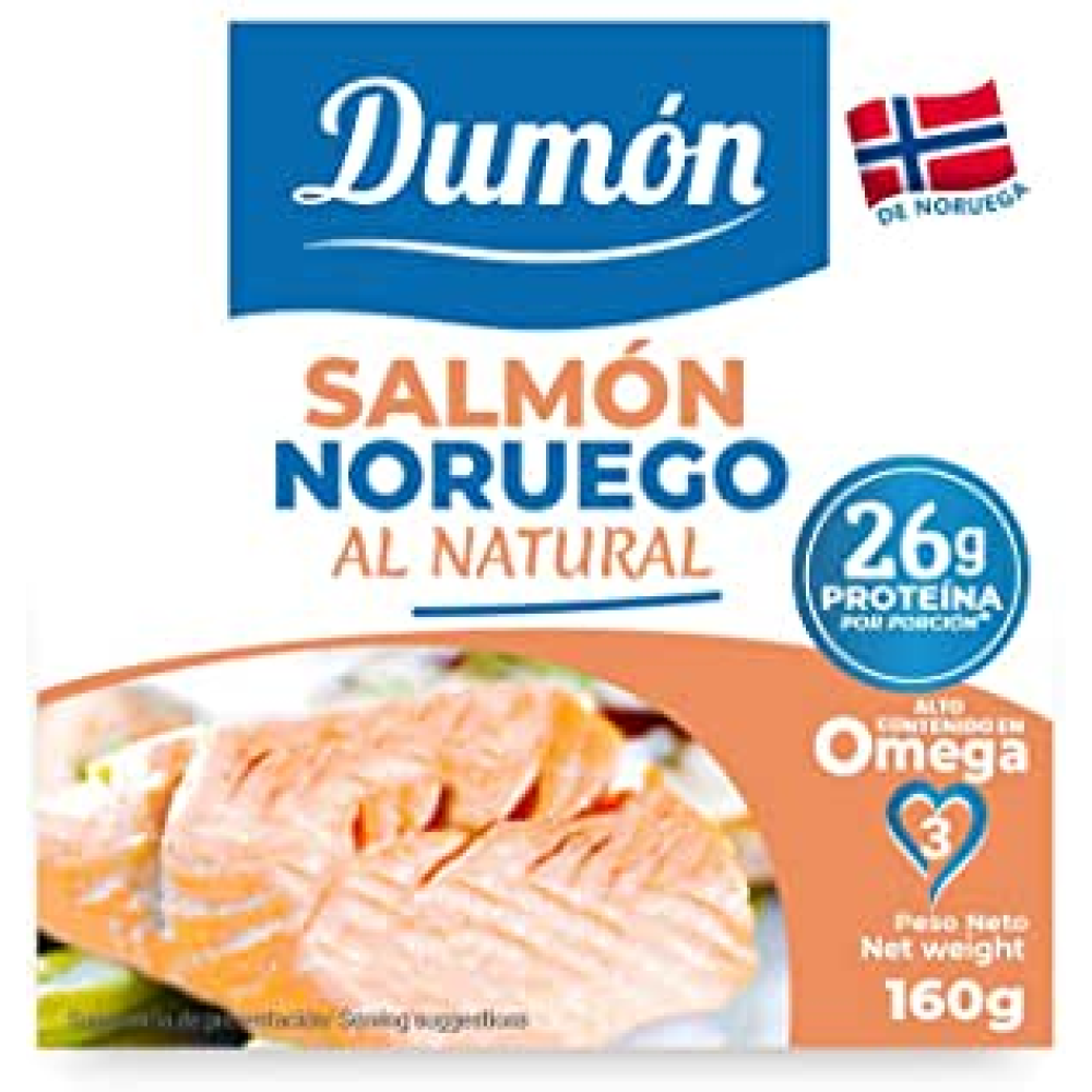 Salmón Noruego Al Natural 160 Gr Comida Fitness