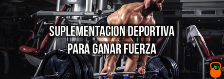 Suplementación deportiva para ganar fuerza