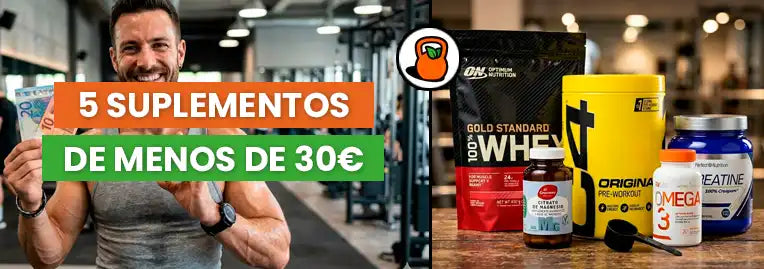 5 suplementos deportivos baratos y efectivos (menos de 30€)