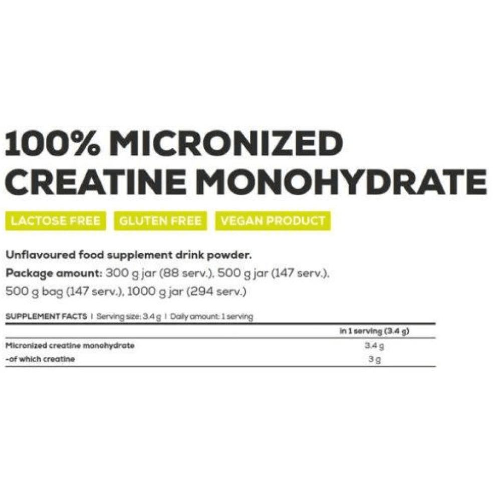 100% Creatine Monohydrate 300 Gr