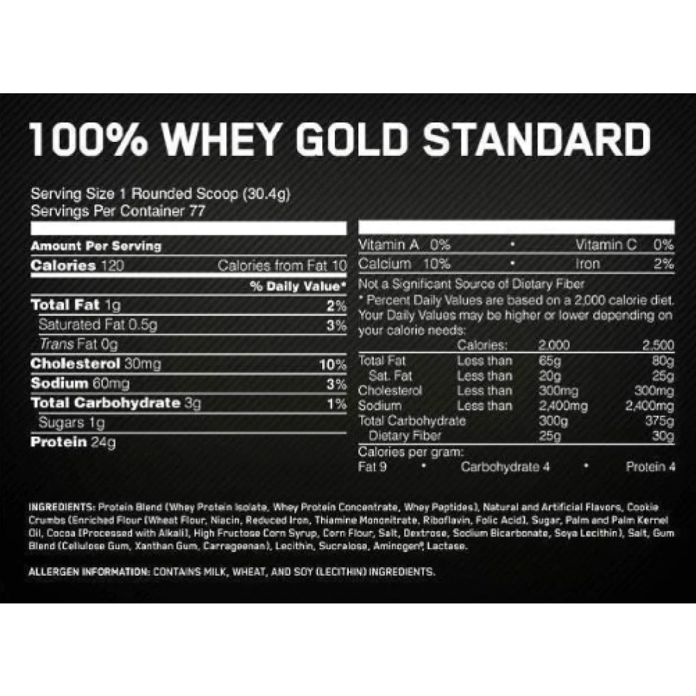 100% Whey gold standard 2 Lb