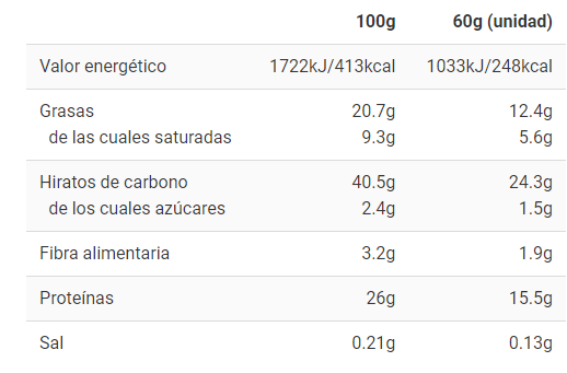 Protein Bar 60 Gr