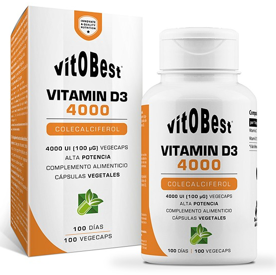 Vitamin D3 4000 I.u 100 Caps Vitaminas & Minerales