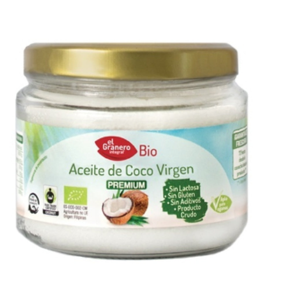 Aceite de Coco Virgen Premium Bio 200 Ml