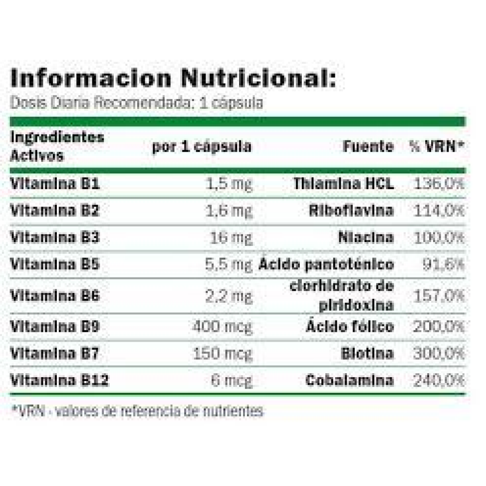 B - Complex Life + 60 Caps Vitaminas
