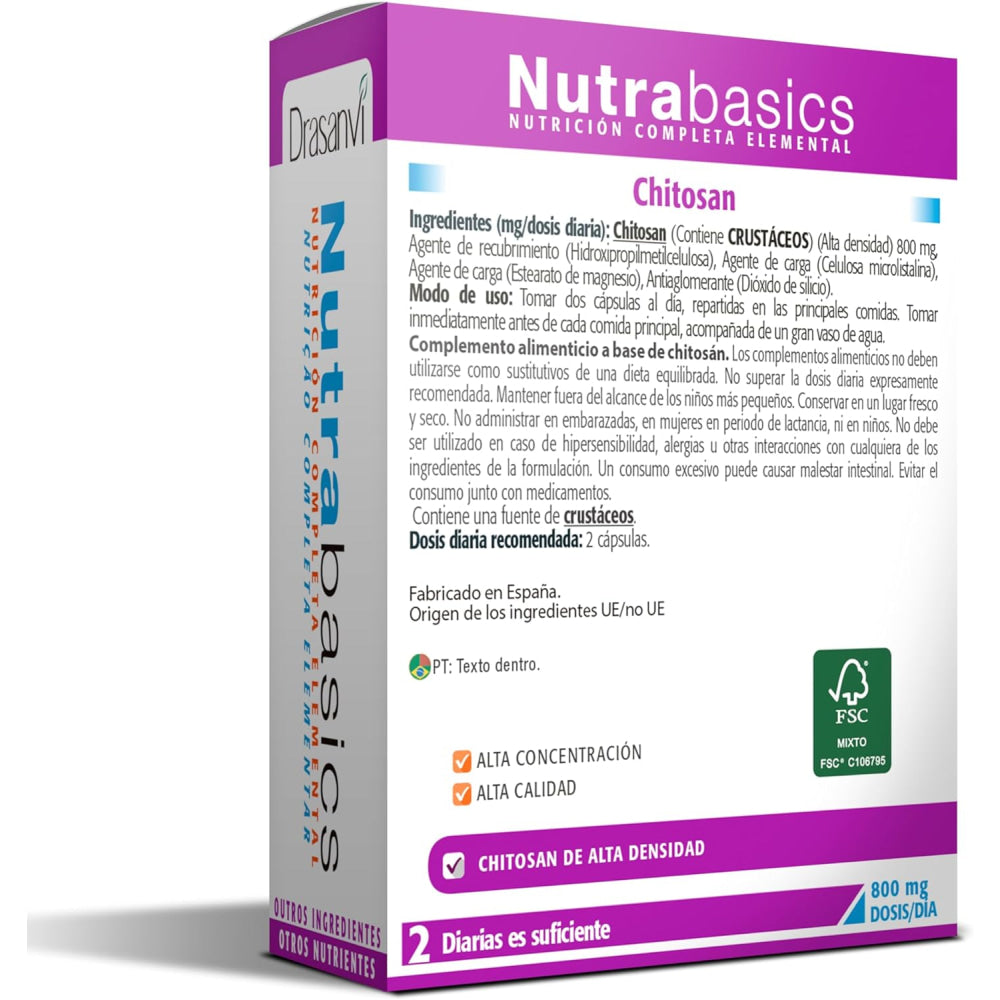 Chitosan Nutrabasics 30 Caps