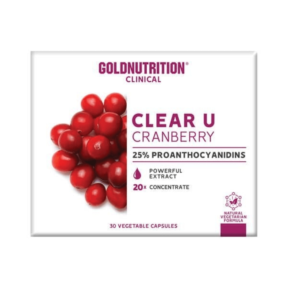 Clear U Cranberry 30 caps