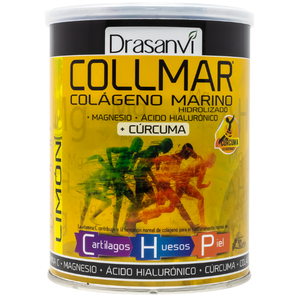 Collmar Colágeno Marino Magnesio Cúrcuma 300 Gr Limón Articulaciones