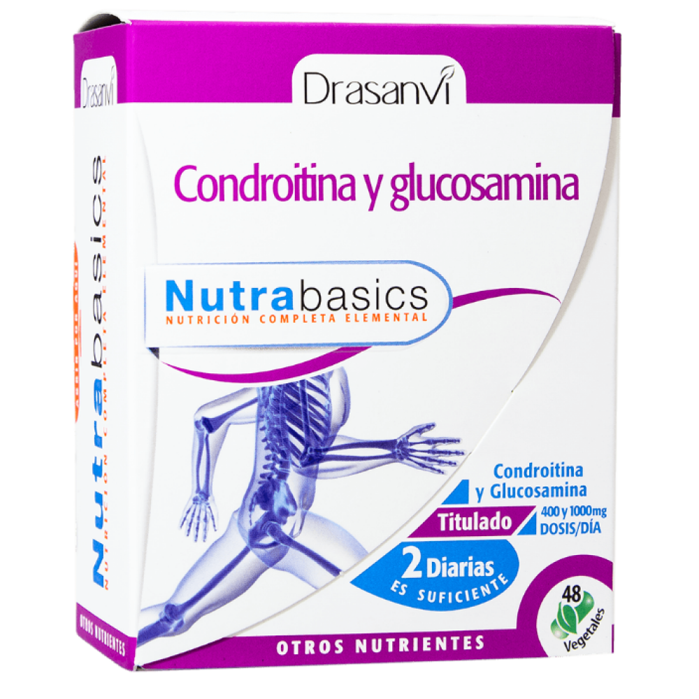 Condroitina y Glucosamina Nutrabasics 48 Caps