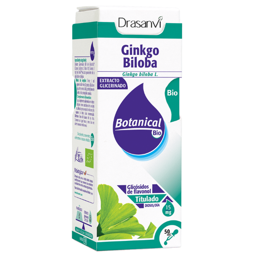 Extracto Glicerinado De Ginkgo Biloba 50 Ml Salud Y Bienestar