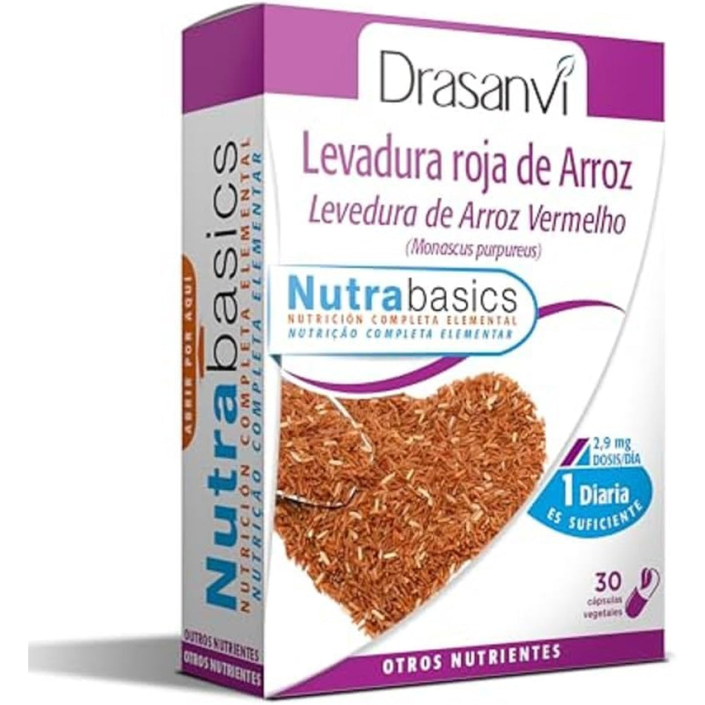 Levadura Roja de Arroz Nutrabasics 30 Caps