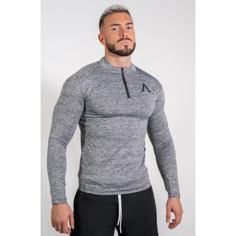 Long Tech T-Shirt-Dark Grey Talla M Ropa