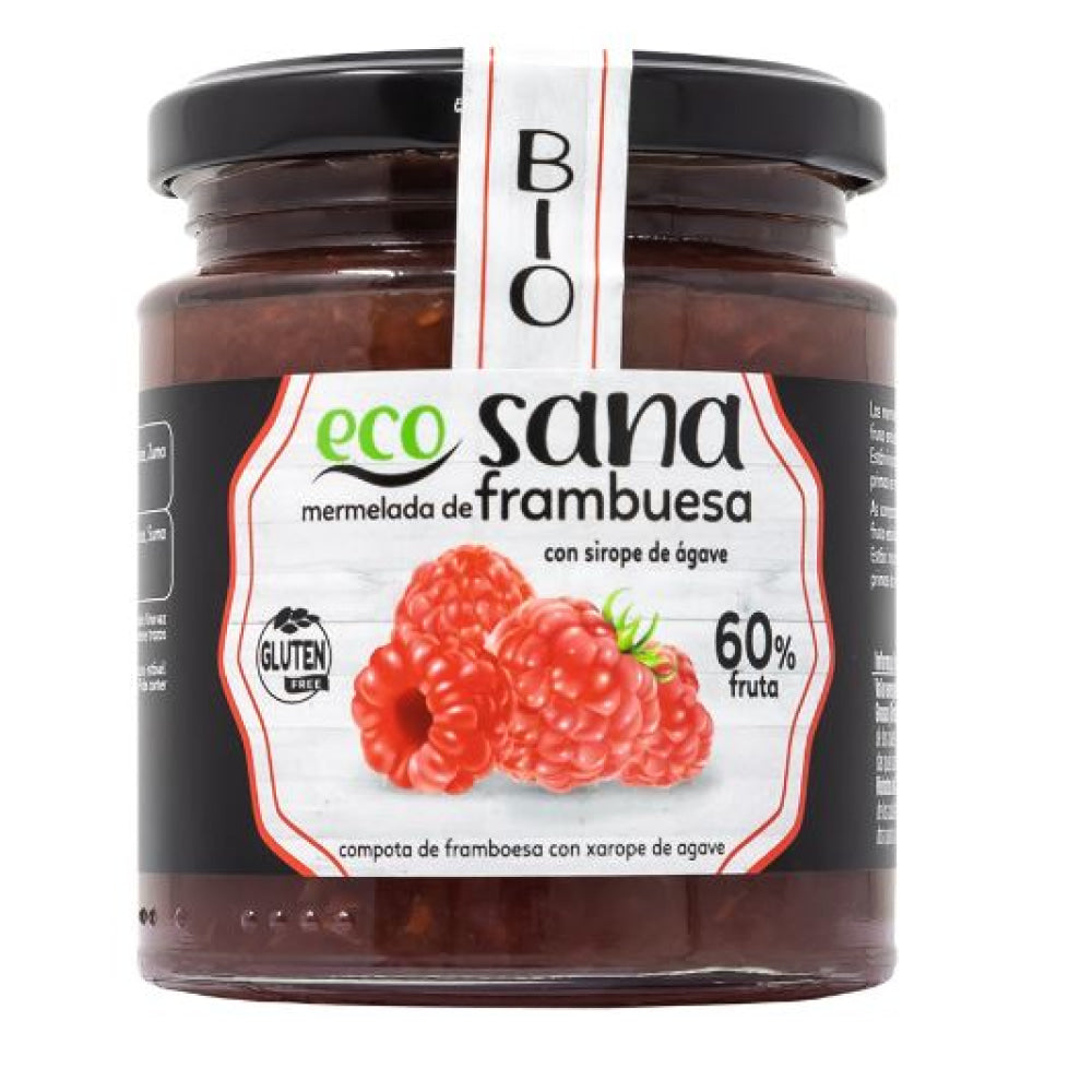 Mermelada de Frambuesa con Sirope de Ágave Bio 260 Gr