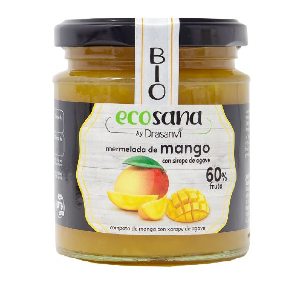 Mermelada de Mango con Sirope de Ágave Bio 260 Gr