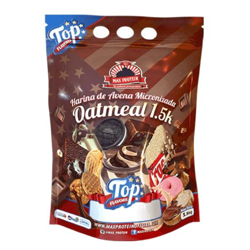 Oatmeal-Harina de Avena Top Flavors 1,5 Kg