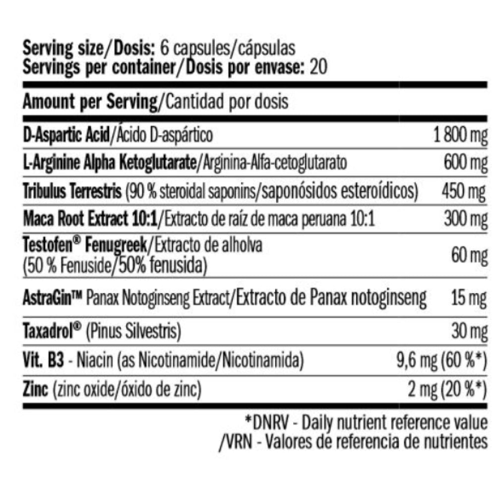 Performance Testoxt Booster 120 Caps Prohormonales