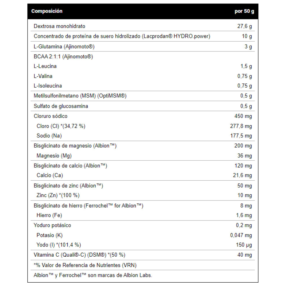 Recovery Total 700 Gr Carbohidratos