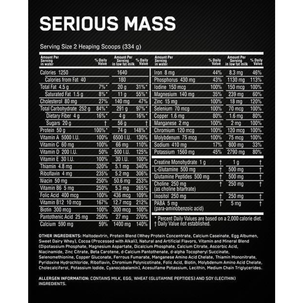Serious Mass 2,72 Kg