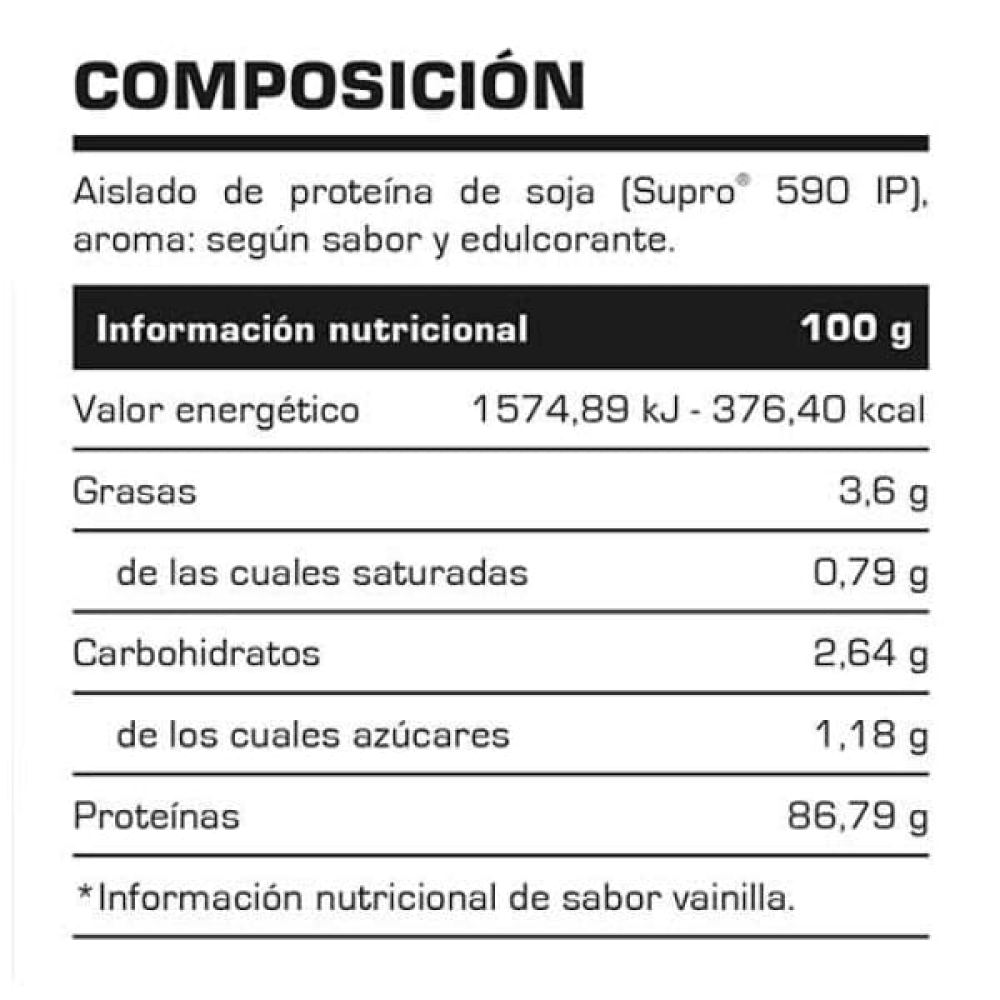 Soy Iso Protein 907 Gr Proteina