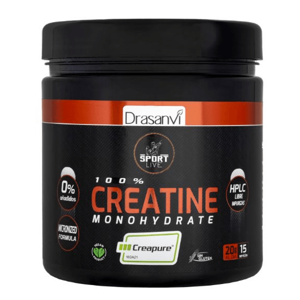 100% Creatine Monohydrate Creapure 300 Gr Creatina