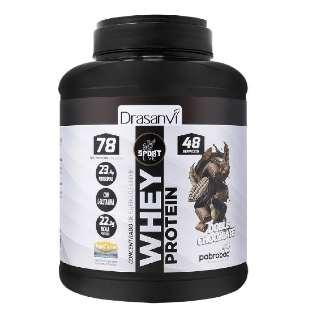 Whey Protein Concentrada 1 45 Kg Doble Chocolate Proteina