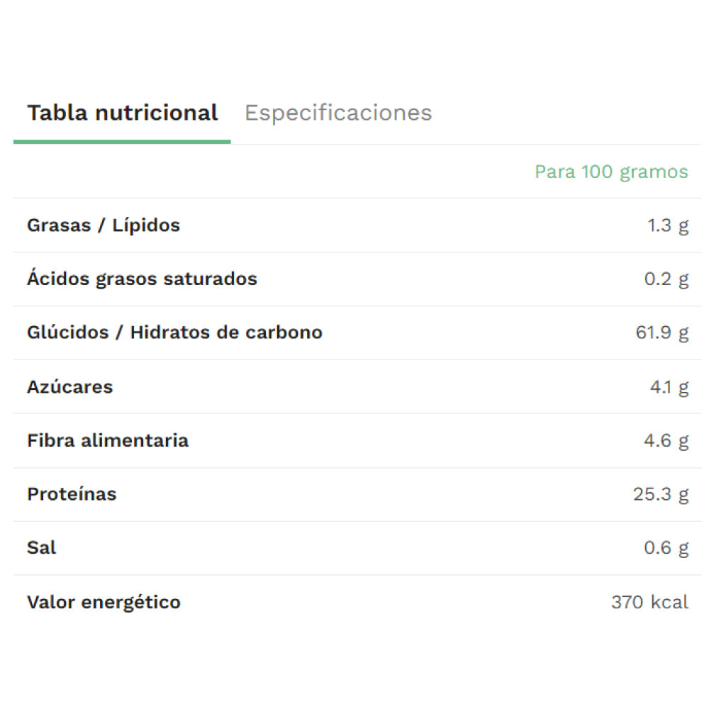 Tortitas Protein De Lentejas Sin Gluten Bio 125 Gr Comida Fitness