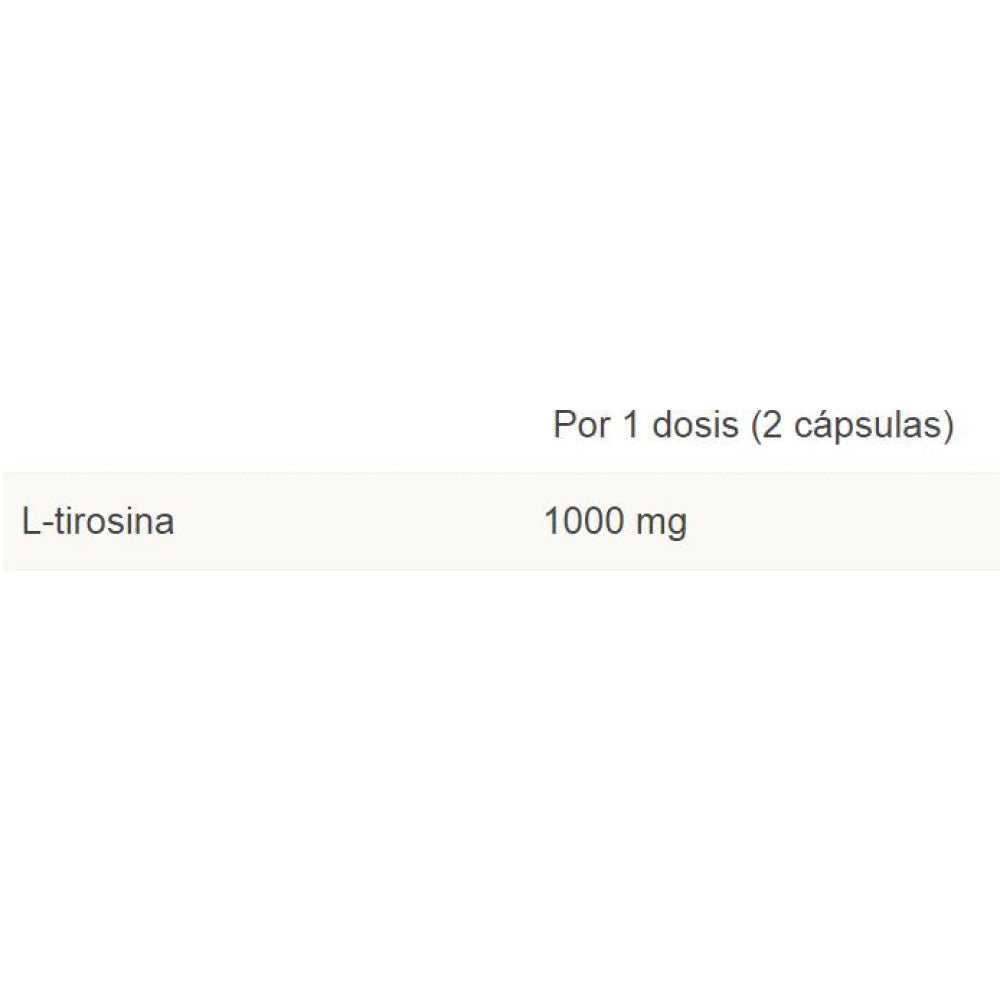 Tyrosine 100 Caps Aminoacidos